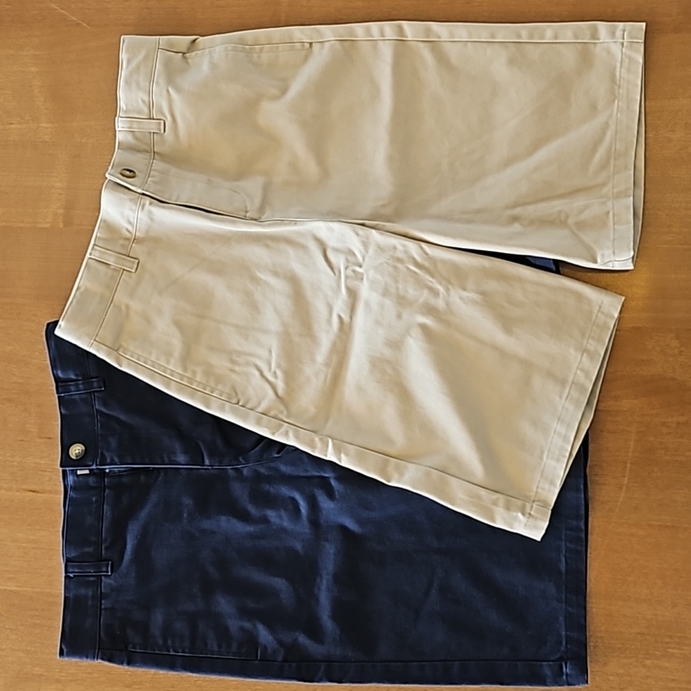 2 Pairs of Boys French Toast Slack Shorts